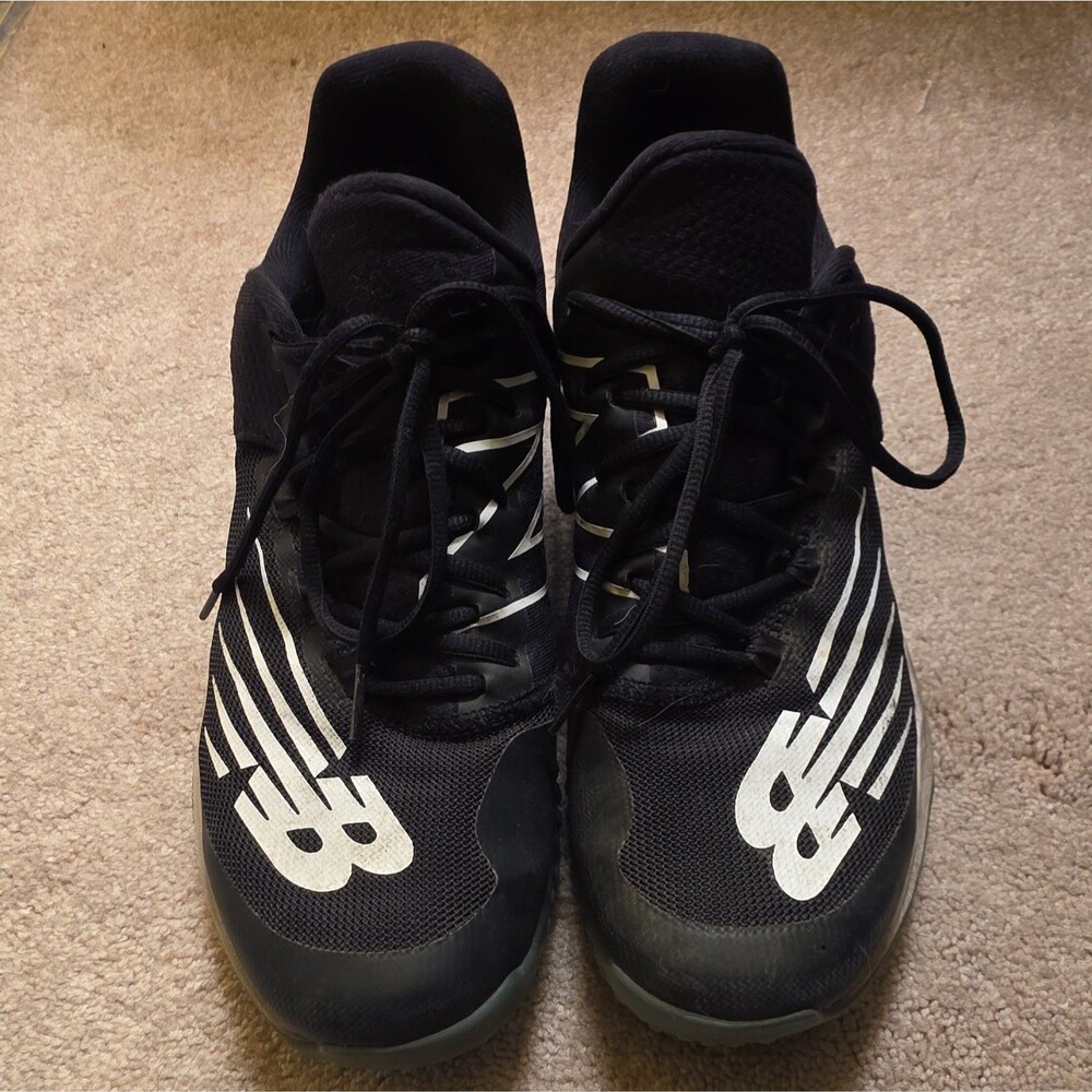 New Balance 10.5 FuelCell 4040 Baseball Turf Shoes Black/White T4040BK6